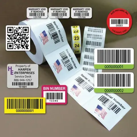 Packaging Barcode Labels detail view 6