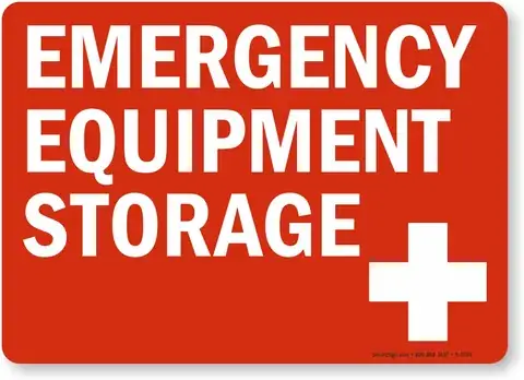 First Aid & Emergency Equipment Signs detail view 4