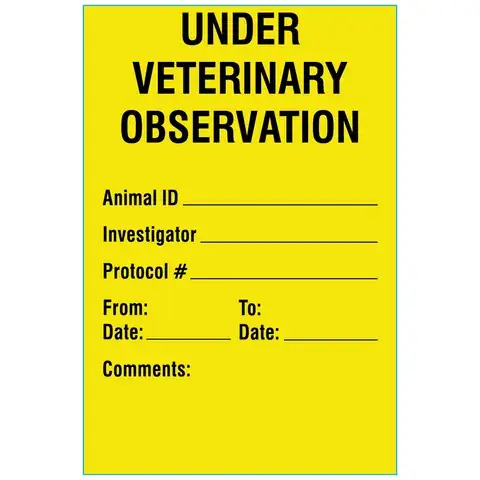 Cage Identification Labels detail view 4