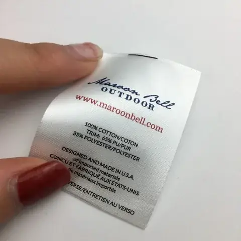 Garment Care & Content Labels detail view 6