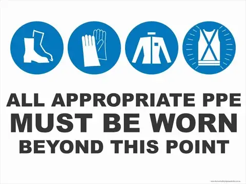 PPE & Mandatory Action Signs detail view 3