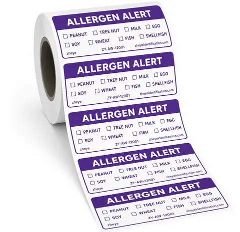 Allergen Warning Labels product image