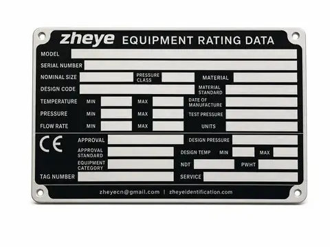 Rating & Data Plates product image