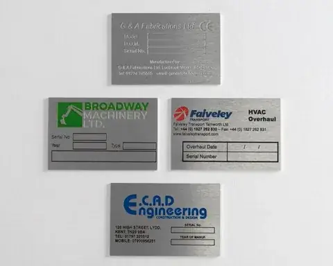 Stainless Steel Adhesive Labels detail view 3