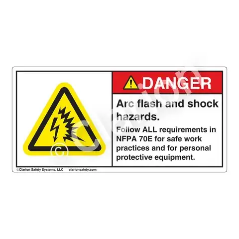 Electrical Hazard & Arc-Flash Labels detail view 3