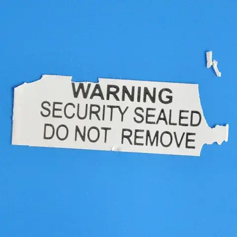 Destructible Security Labels detail view 6