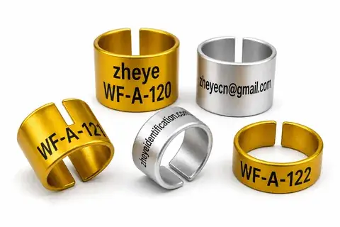 Waterfowl Aluminum Rings detail view 2