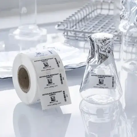 Autoclave-Resistant Laboratory Labels detail view 2