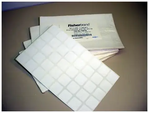 Microscope Slide Labels detail view 6