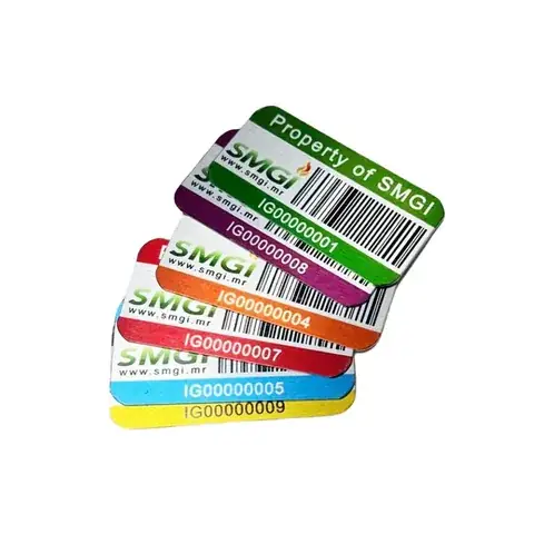 Anodized Aluminum Adhesive Labels detail view 5