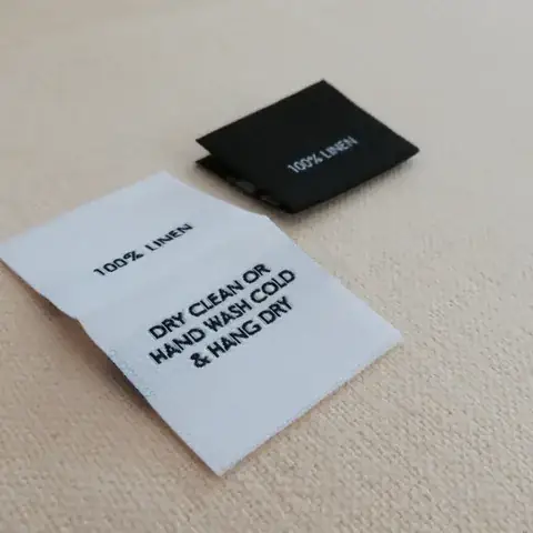 Garment Care & Content Labels detail view 3
