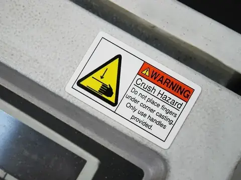 Machine Safety Labels detail view 6