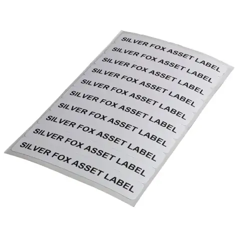 Polyester Asset Labels detail view 4