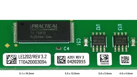 Electronics Data Matrix Traceability Labels detail view 2