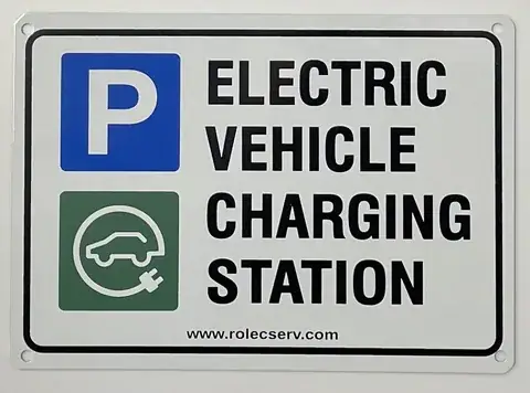 EV Charging Station Plates detail view 6