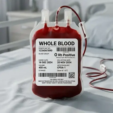 Blood Bag & Blood Component Labels detail view 2