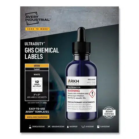 Chemical-Resistant Labels detail view 6