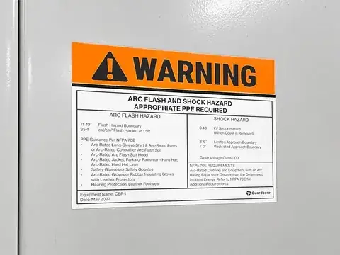 Electrical Hazard & Arc-Flash Labels detail view 4