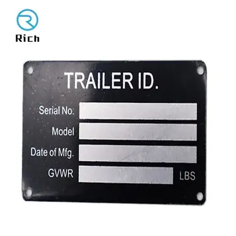 Trailer VIN & Data Plates detail view 5