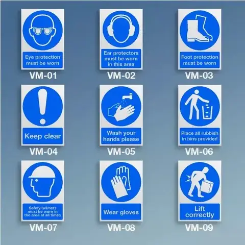 PPE & Mandatory Action Signs detail view 2