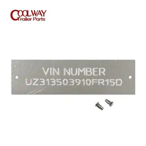 VIN & HIN Plates detail view 5