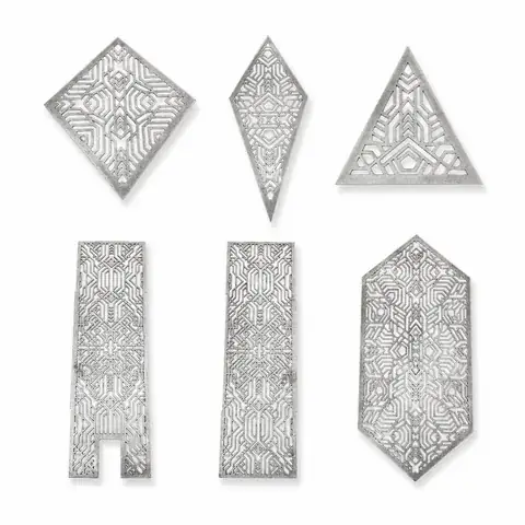 Custom-Shaped Metal Plates detail view 2