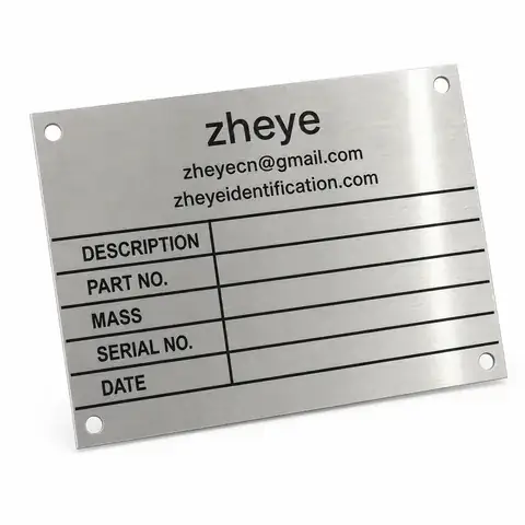 Compliance & Certification Plates detail view 2