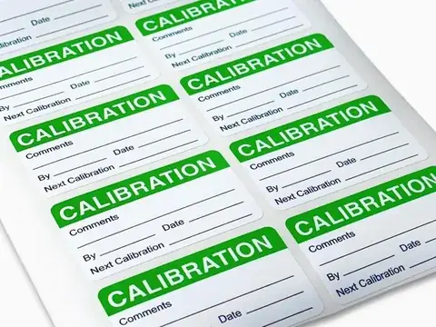 Calibration Stickers detail view 4