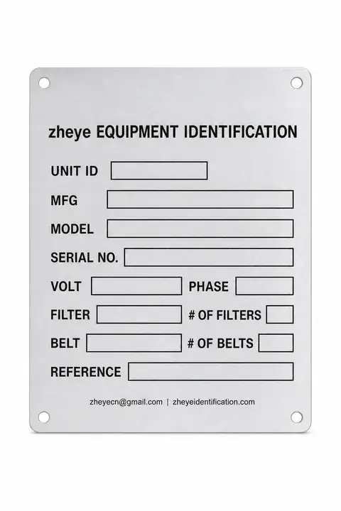 Equipment Identification Plates product image