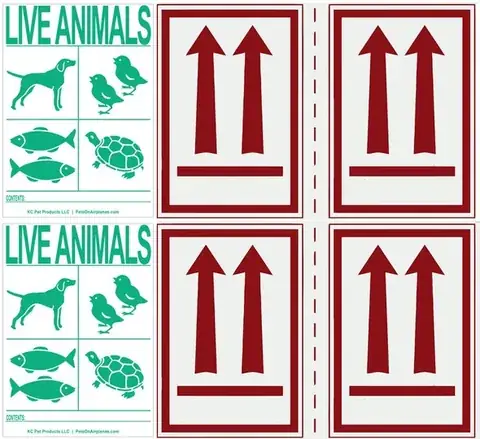 IATA Live Animal Labels detail view 2