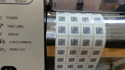 Electronics Data Matrix Traceability Labels detail view 3