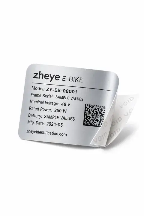 Bicycle & E-Bike Frame Labels product image