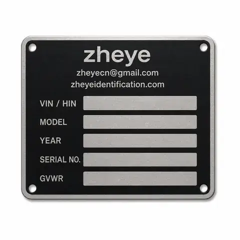 VIN & HIN Plates detail view 2
