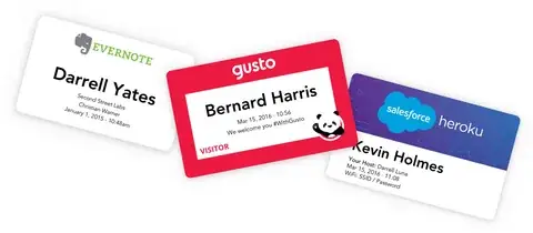 Visitor Badges detail view 5