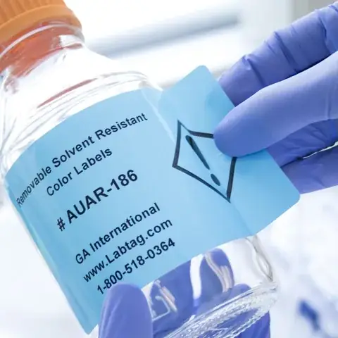 Chemical & Solvent-Resistant Lab Labels detail view 2