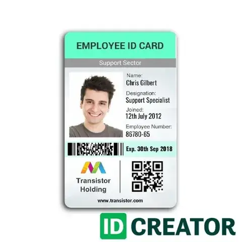 Employee ID Cards detail view 3