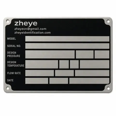 Rating & Data Plates detail view 2