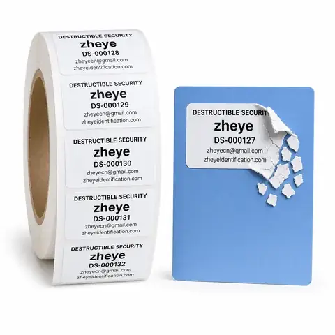 Destructible Security Labels detail view 2