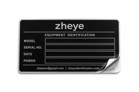 Anodized Aluminum Adhesive Labels product image