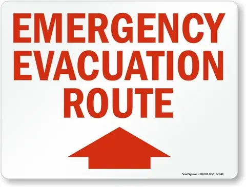 Emergency Exit & Evacuation Signs detail view 5