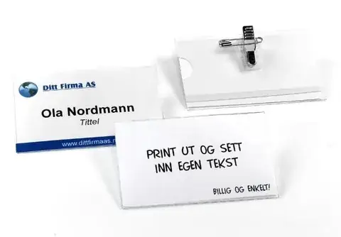 Conference & Event Name Badges detail view 4