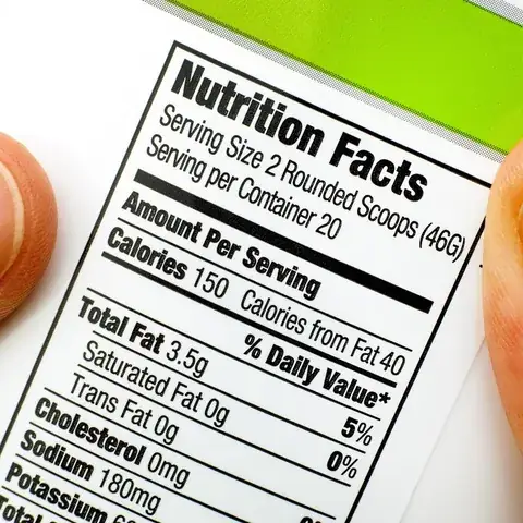 Nutrition Facts Labels detail view 6