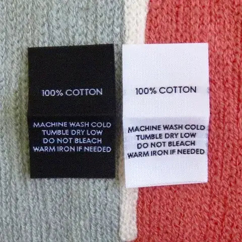 Garment Care & Content Labels detail view 4