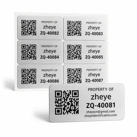 QR Code Asset Labels detail view 2