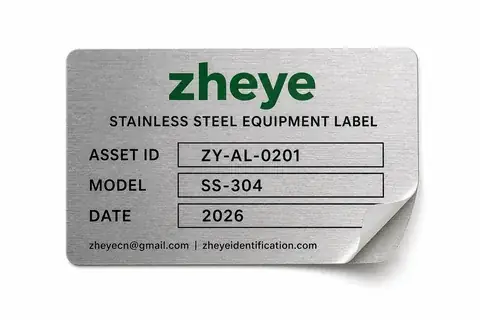 Stainless Steel Adhesive Labels product image