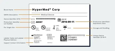 Medical Device UDI Labels detail view 6