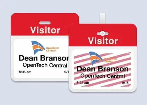 Visitor Badges detail view 6