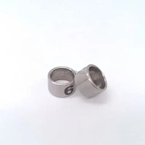 Stainless Steel Butt-End Bird Rings detail view 5