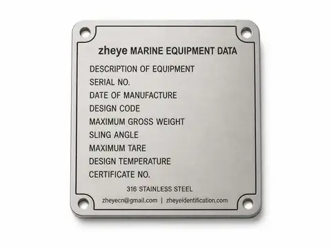 Marine Equipment Plates product image