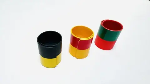 Plain Colour Combination Rings product image
